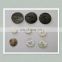 4 Holes Natural Round Wooden Coat Buttons For Shirts/Children