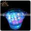 light up ice bucket 2015 hot glowing ice bucket beer ice bucket for bar or party