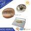 engraved logo golden bar metal paper weight