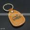 Custom PU leather keychain with printing your logo metal keyring