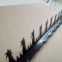 1.25 meter large spike/Galvanized sheet material/Blade length 11cm