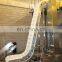 Customized Hopper and Discharge Chute Inclined Belt Conveyor