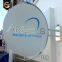 Outdoor LED Sign Round Printed Sign Acrylic Advertising Light Box