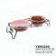 Hangzhou Tianyuan Pet Products Factory Stainless Steel Raised Pet Dog Cat Food Bowl Stand