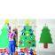 golden supplier wholesale large laser cut felt christmas tree