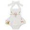 One Piece Jumpsuit For Toddler Baby Triple Ruffle Romper Skull Print Playsuit