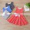 Girls' Dress 2020 Summer Baby Girls' Dress Sleeveless Polka Dot Fashion