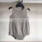 Custom Organic Cotton Rib Baby Bubble Bodysuit Romper