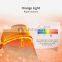 Custom 3 color led light therapy face mask korea pdt skincare device at home