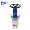 GGG40  Ductile Iron Soft Sealing Double Sealing Wafer Knife Gate Valve