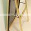 Gold Decorative Framed Arched Floor  Mirror