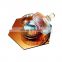 Color Glass Mirror Candle Holder Plates