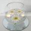 Round rectangle hexagon mirrors candle plate cheap mirrors candle holders for party