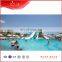 Water Park Fiberglass Family Play Pool Slides For Summer Swimming