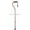Adjustable disabled aluminum walking stick 4 legs elderly cane with led light