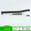 3# nylon zipper silver teeth open end pin lock slider zipper with delrin stopper
