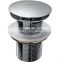 Plated Shaped Bottle Trap Sewer Scupper Roof Decorative Push-button Vessel Spring Pop-up Drain