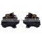 New Door Lock Actuators Pair Rear Left Right For VW Jetta Golf MK4 3B4839015A