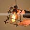 Vintage Industrial Iron Pendant Light E27 Decorative Retro Lamp Fixture