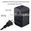 New product simple and stylish electrical switch socket global multi-country travel universal conversion plug with dual USB