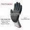 HPPE Nitrile Coated Heavy Duty Anti Slip Cut Proof Cotton Knitted Black Men Hand Protective Working Safety Work Gloves