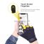 HANDLANDY Vibration-Resistant Non-impact Breathable Flexible Touch Screen Fingertips mechanic leather safety work gloves