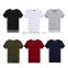 Man T-shirt Stock, Short Sleeve Round Collar Milk 100% Polyester Soft Comfortable Moq 2pc To Embroidery Logo/