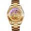 Luxury skmei 9194 automatic mechanical watches odm gold man watch