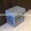 Grey Stool Wicker Basket Drawer Storage Footstool Shabby Chic Bedroom Hallway