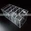 Cheap clear case tabletop storage acrylic rack DVD or CD counter display holder