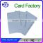 Factory alibaba smart security management RFID customized thickness blank plastic card for RFID system