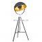 Hot Selling Minimalist LED Floor Lamp With Tripod Black High Quality Standing Light For Bedroom and Living Room