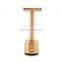 Men Personal Care Biodegradable Golden Brass Safety Razor Stand Set