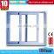2022 new simple style modern aluminum 3 tracks sliding window two track  aluminum  sliding window
