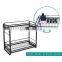2-Tier Bathroom Countertop Organizer - Detachable Standing Rack Bathroom Storage Shelf Cosmetic Holder Vanity Tray