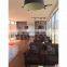 prefabricated mobile modular container restaurant with fixed glass wall