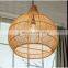 Set Of 3 Decor Lamp Rattan Lampshade Rustic rattan pendant light wicker ceiling light decor manufacturer