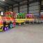 Fun fair tourist kids games trackless road train for sale