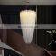 Modern LED Crystal Chandelier Glossy Hollow Large Stair Light for Villa Attic Home Decoration for Living Room Duplex Building