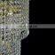 Project custom fancy long luxury stair chandelier hotel lobby modern spiral stairwell crystal chandelier lighting for hotel