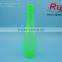 Hot! Long thin plastic PET bottle with aluminum cap for beverage/drink, clear PET juice bottle