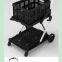 PP mateial plastic Heavy Duty Tub Cart tool hand trolley