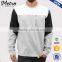 2016 OEM Custom Mens Zip Color Block Sweatshirts