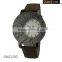couple lover wrist watch with genuine leather
