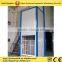 hydraulic cargo lifting equipment/guide rail cargo lift/Track traveling type platform lift