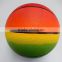 Customized multicolor basketball size 7