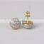 2016 semicircular 925 silver luxury jewelry earring for ladies wholesale