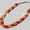 Natural Stone bone horn jewelry Ethnic carved Acrylic pendant