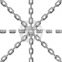 Hebei Manufacturer twisted link chain, curb link chain, large link chain