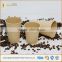 Various sizes kraft paper cups with lids